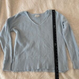 Light Blue V-Neck Sweater Lucky Brand